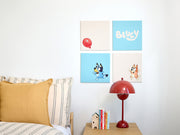 Bluey Red Balloon Pinboard — felt pinboard by FeltRight