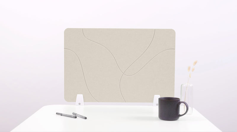 Topo Desk Divider — acoustic desk divider by FeltRight