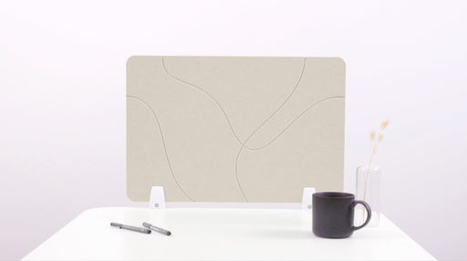 Topo Desk Divider — acoustic desk divider by FeltRight