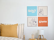 Bluey and Bingo Pinboard — felt pinboard by FeltRight