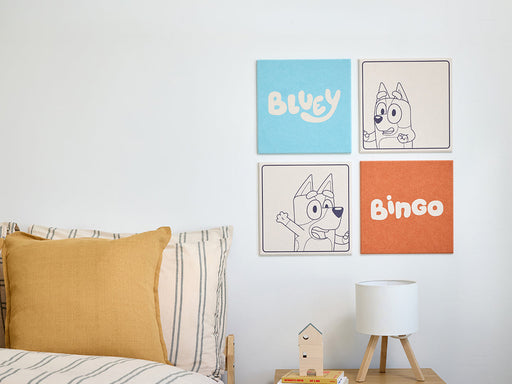 Bluey and Bingo Pinboard — felt pinboard by FeltRight