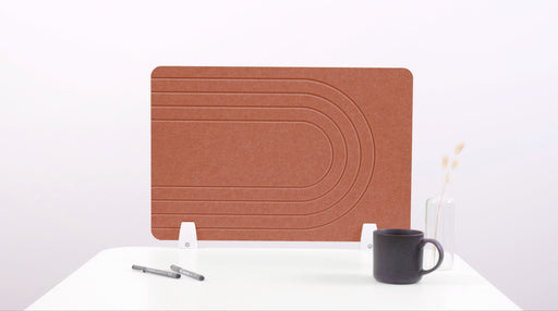 Retro Desk Divider — acoustic desk divider by FeltRight