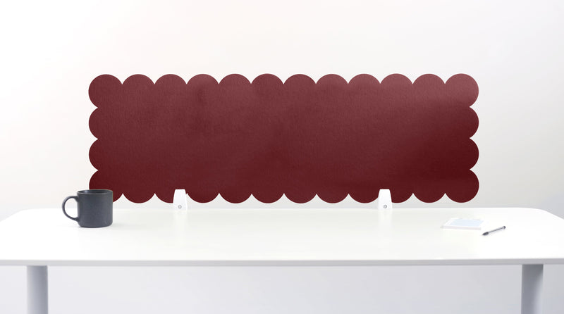 Scalloped Desk Divider