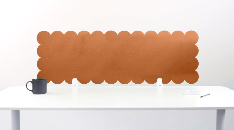Scalloped Desk Divider