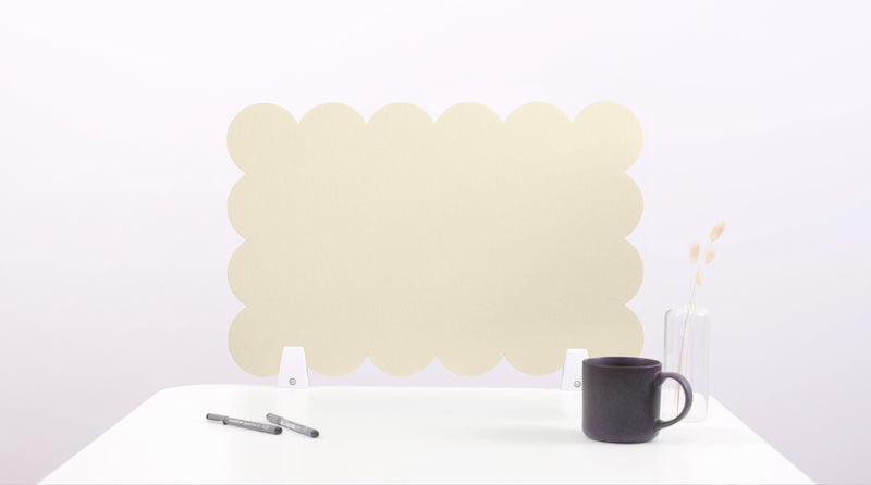 Scalloped Desk Divider
