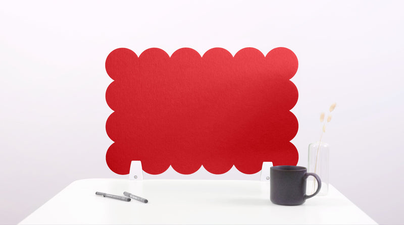 Scalloped Desk Divider