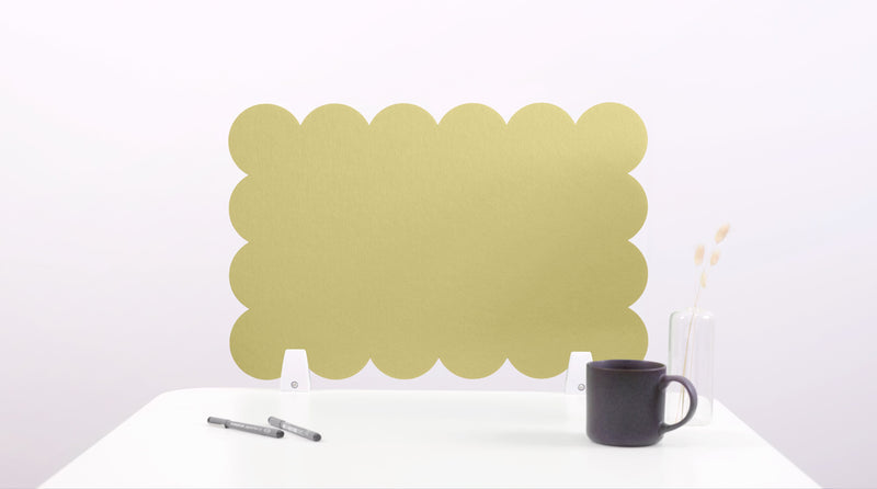 Scalloped Desk Divider