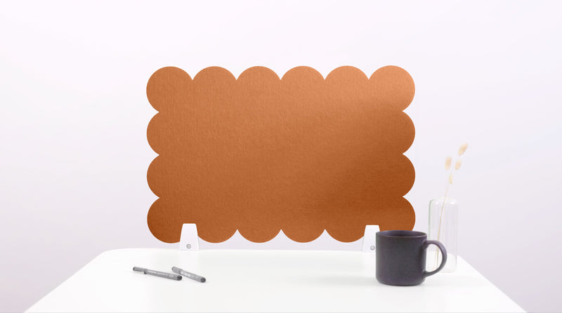 Scalloped Desk Divider
