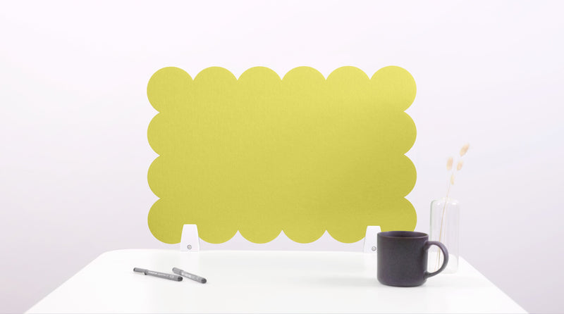 Scalloped Desk Divider