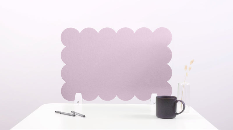 Scalloped Desk Divider