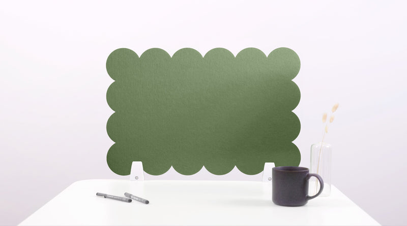 Scalloped Desk Divider