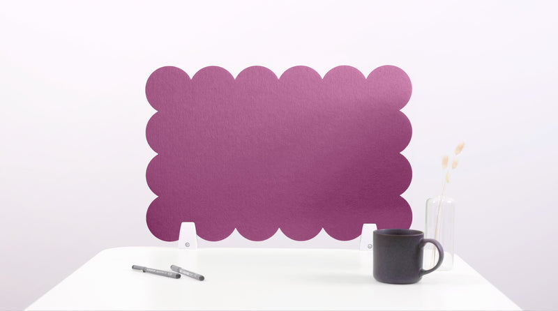 Scalloped Desk Divider