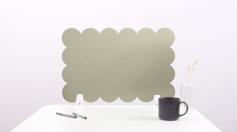 Scalloped Desk Divider
