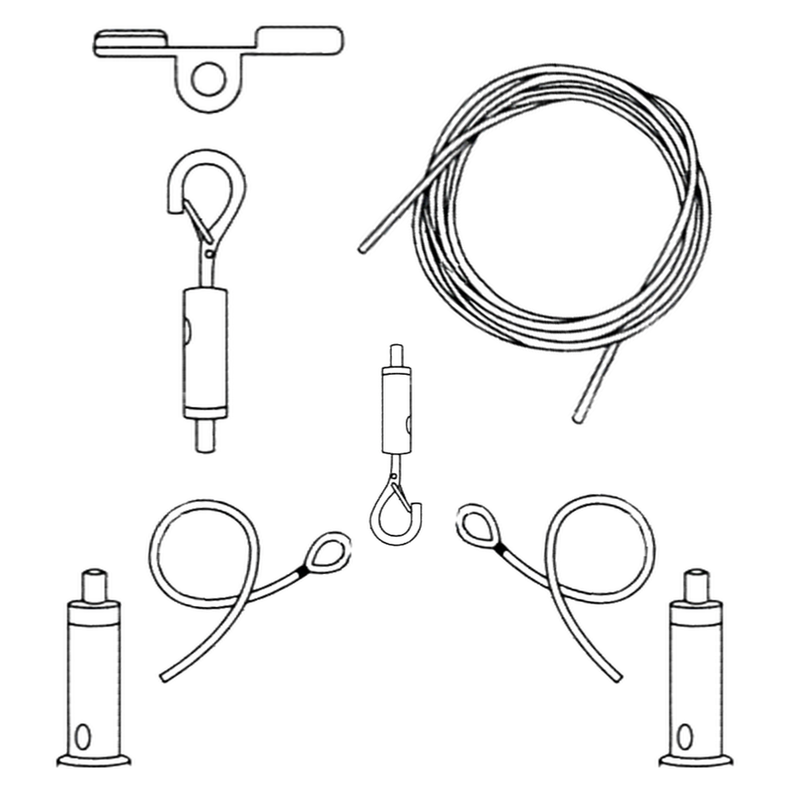 Flat Cloud Hardware — mounting hardware by FeltRight