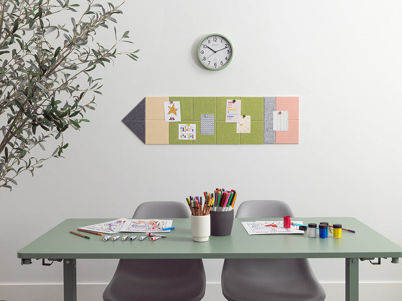 Green Mini Pencil Pinboard — felt pinboard by FeltRight