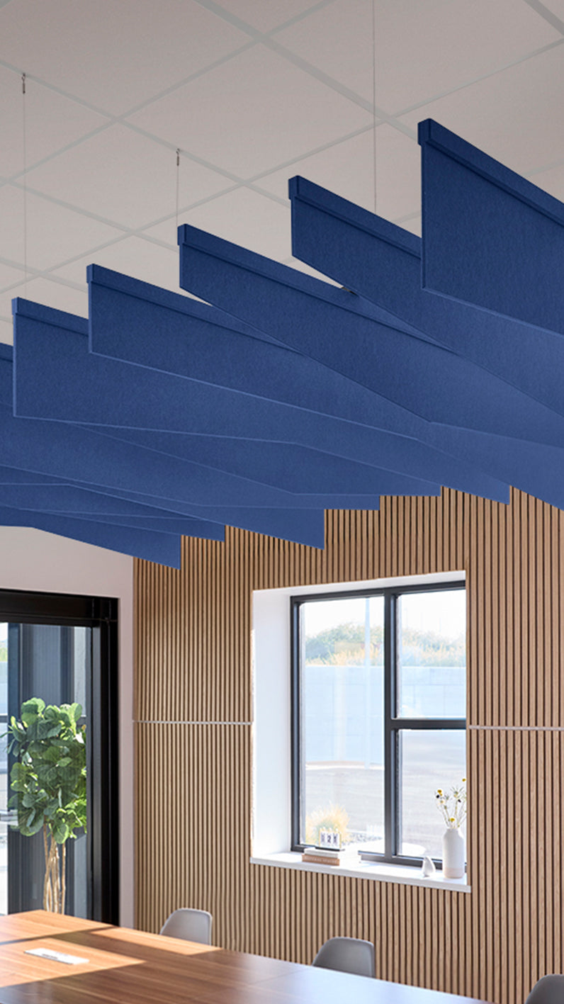Angle Acoustic Blade Baffle