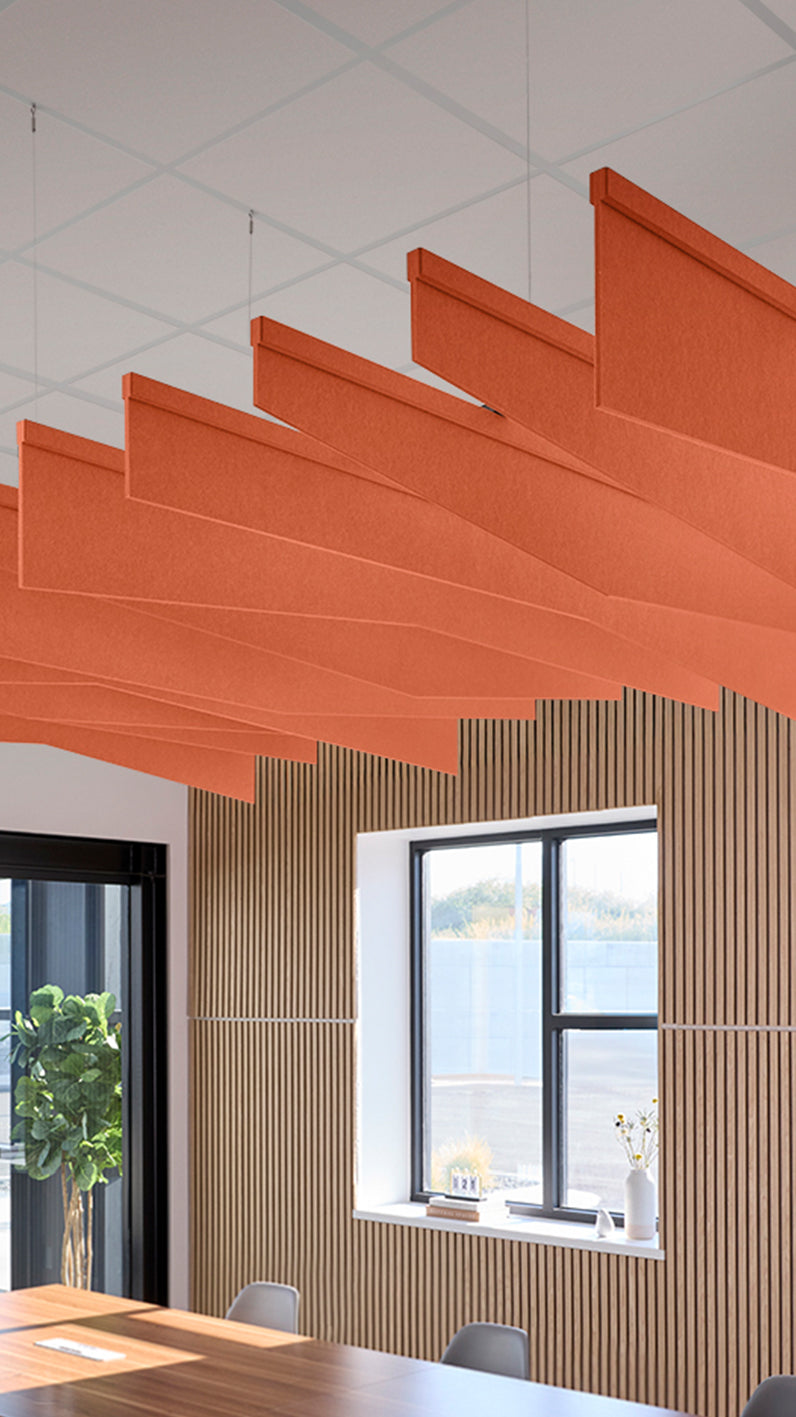 Angle Acoustic Blade Baffle