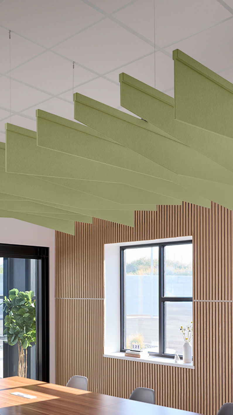 Angle Acoustic Blade Baffle