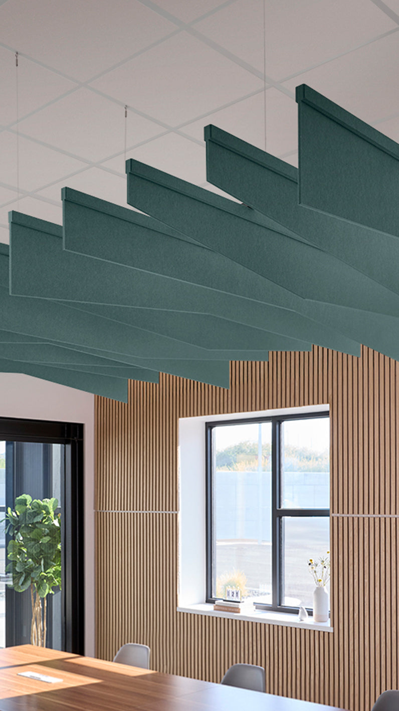 Angle Acoustic Blade Baffle