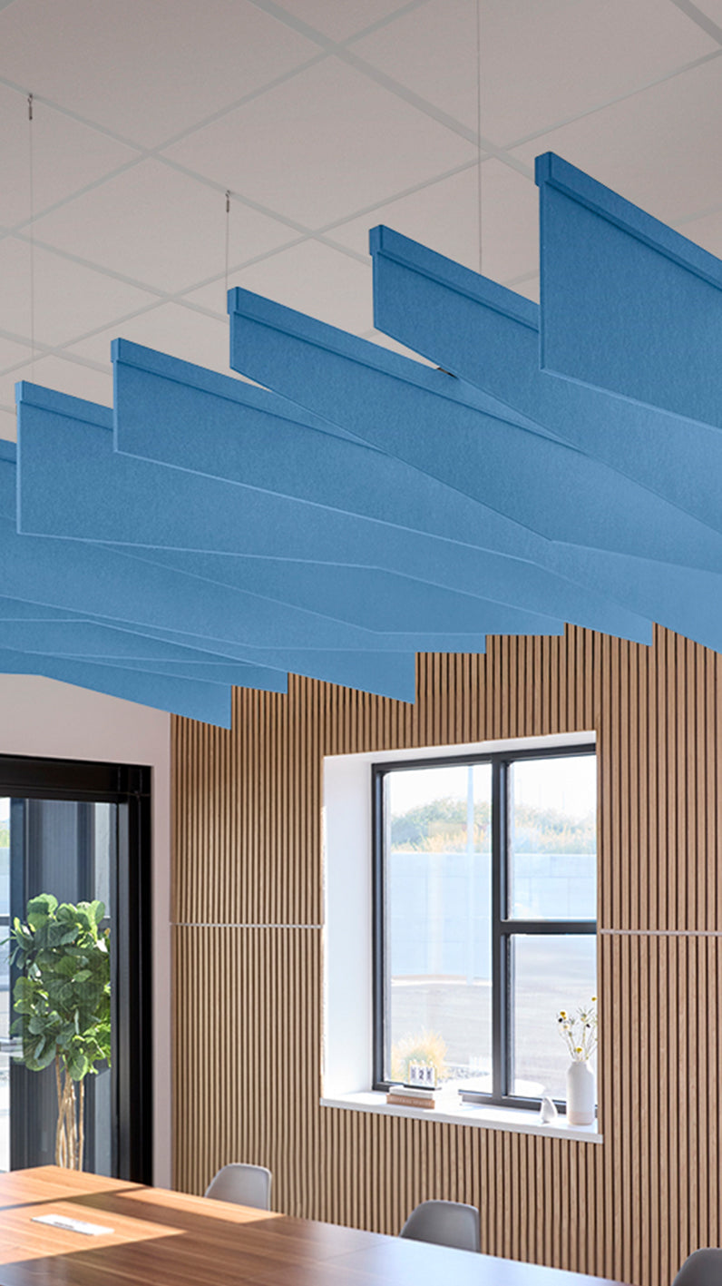 Angle Acoustic Blade Baffle