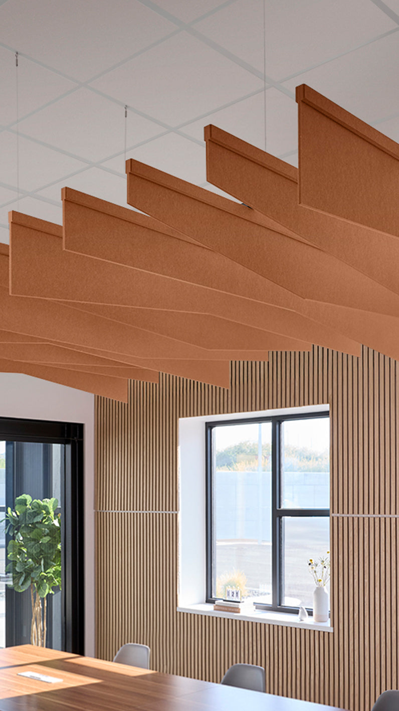 Angle Acoustic Blade Baffle