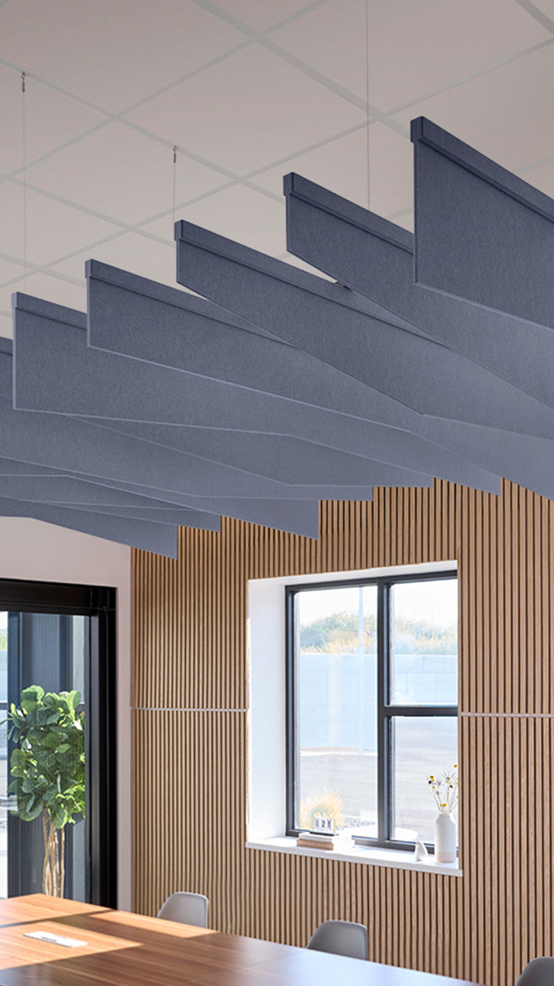 Angle Acoustic Blade Baffle