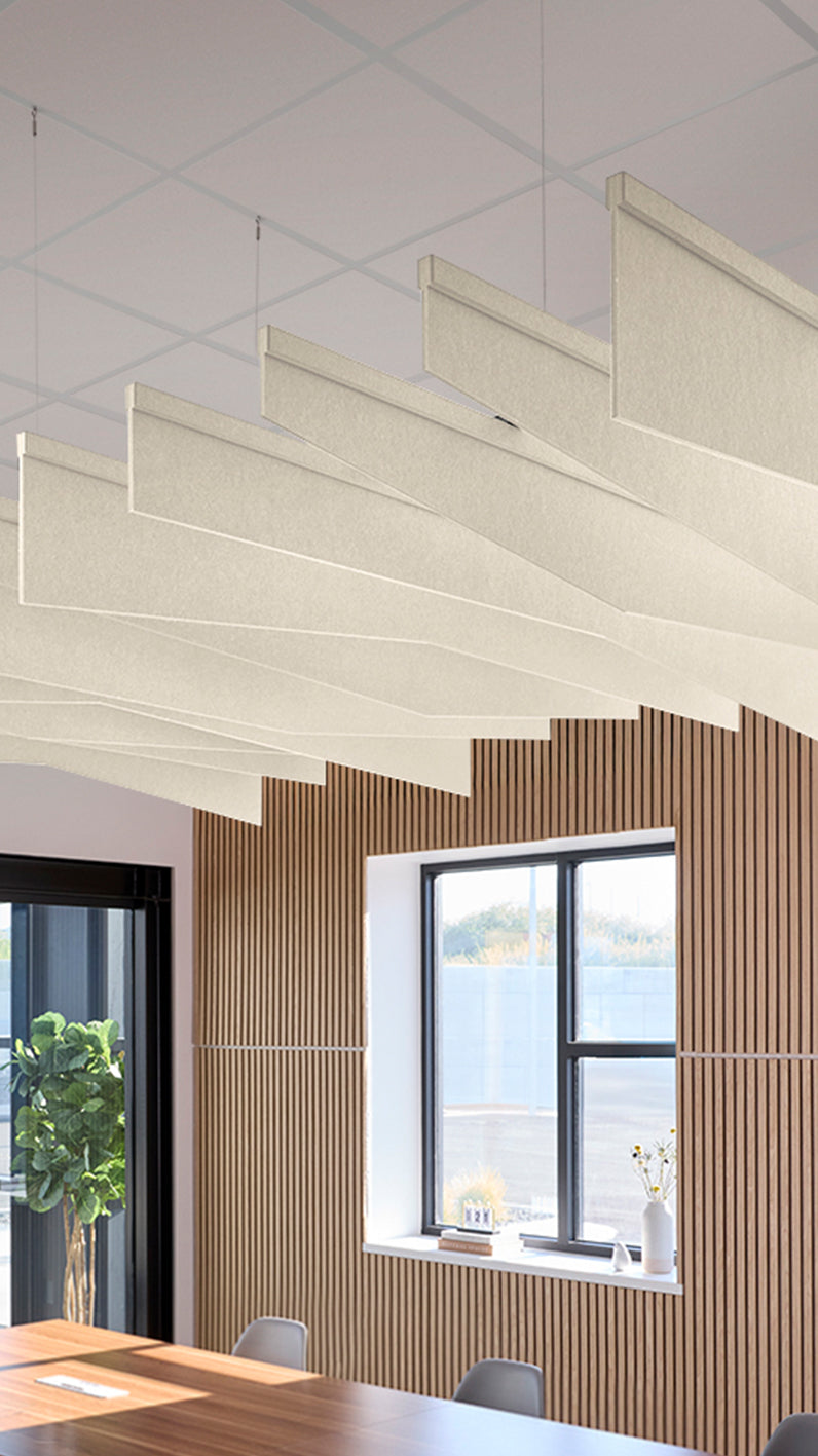 Angle Acoustic Blade Baffle