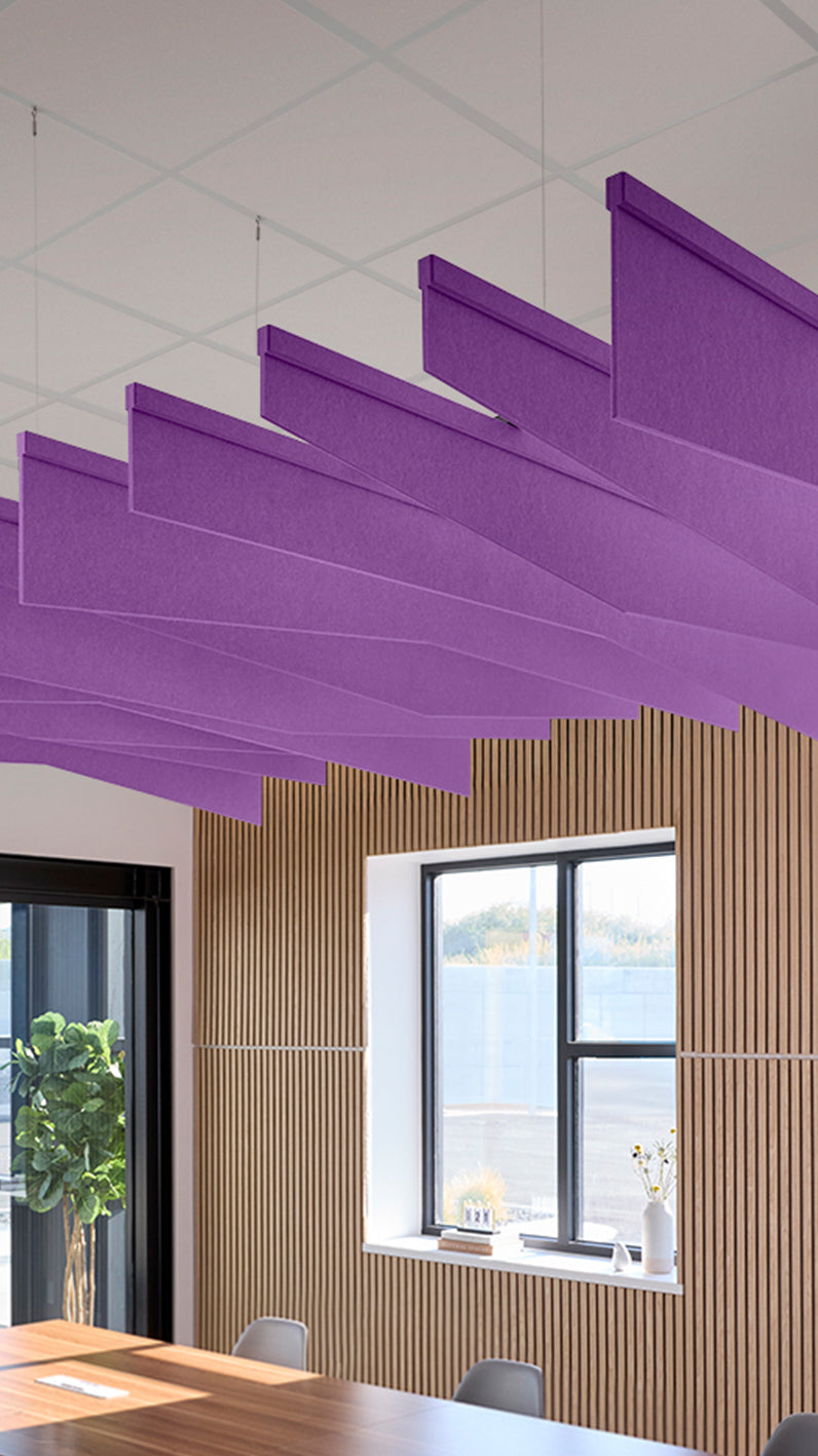 Angle Acoustic Blade Baffle