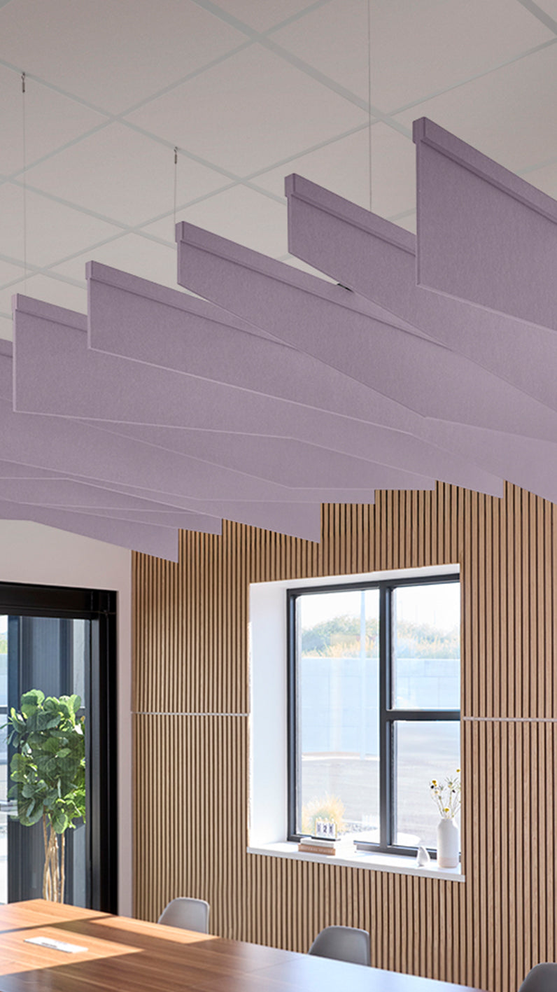Angle Acoustic Blade Baffle