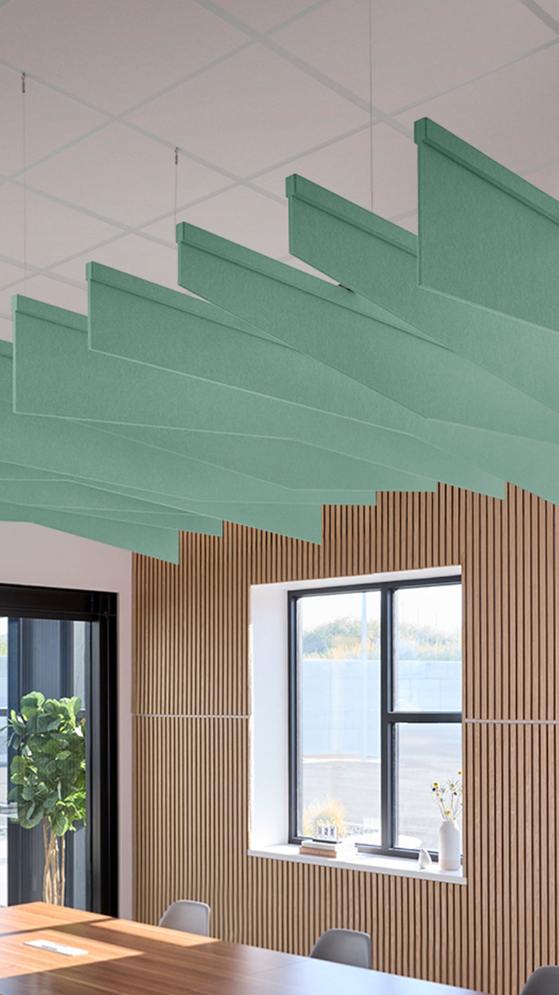 Angle Acoustic Blade Baffle