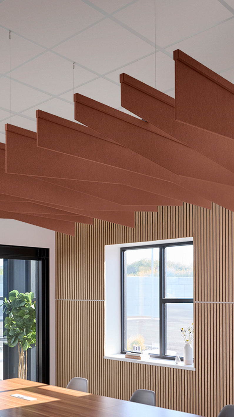 Angle Acoustic Blade Baffle