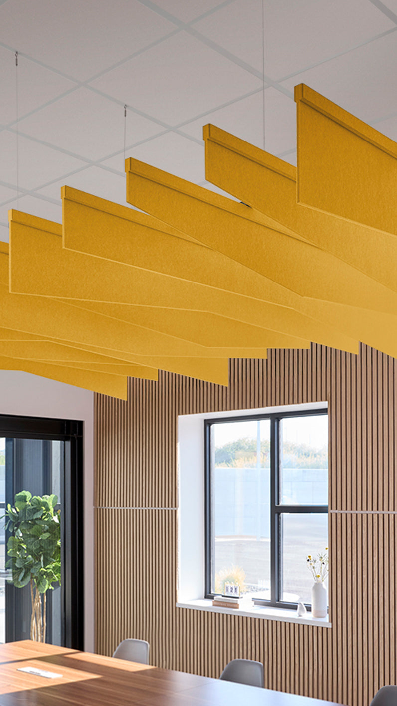 Angle Acoustic Blade Baffle