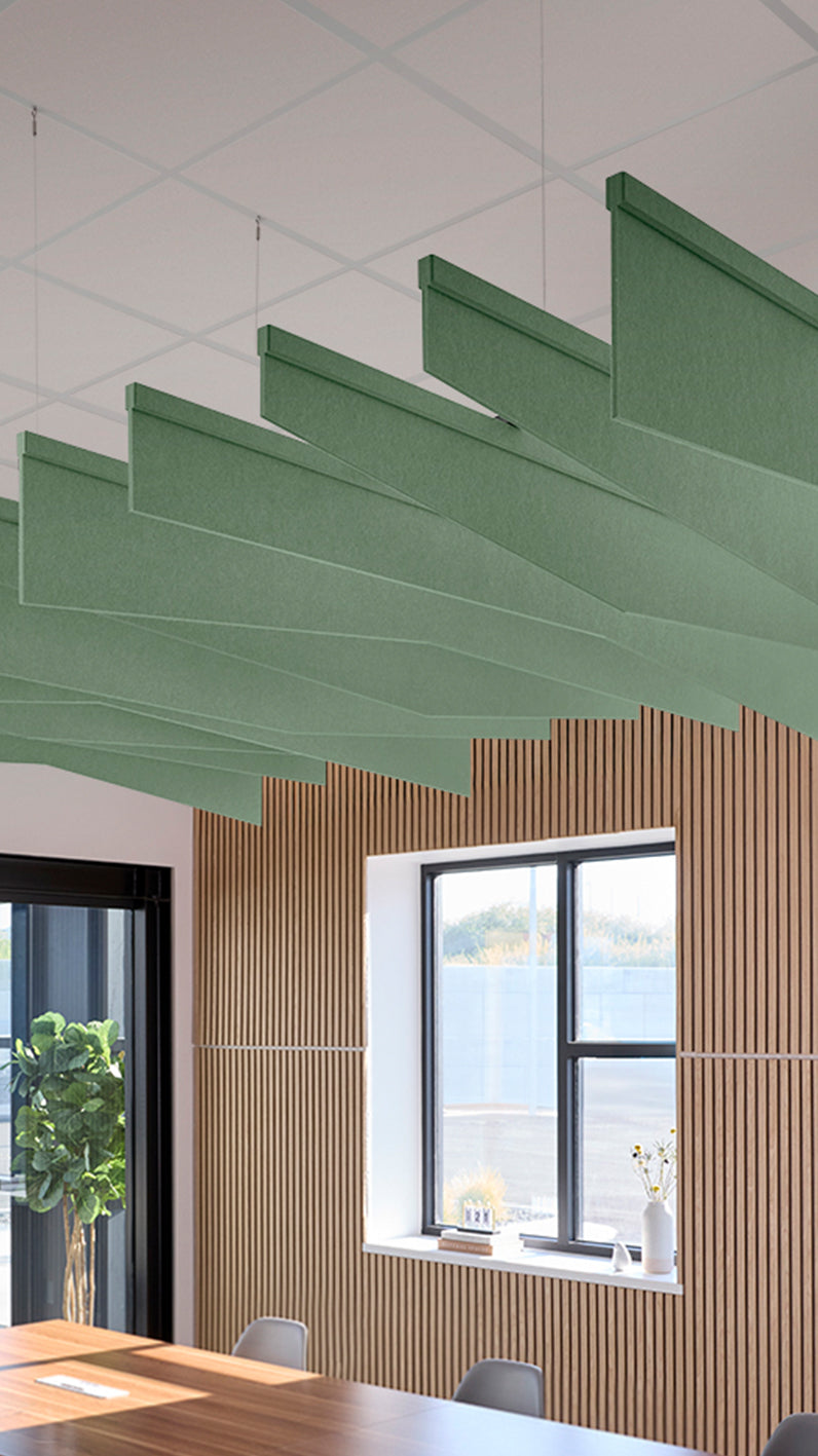 Angle Acoustic Blade Baffle