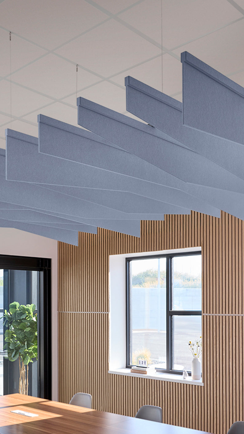 Angle Acoustic Blade Baffle