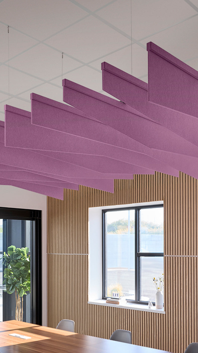 Angle Acoustic Blade Baffle