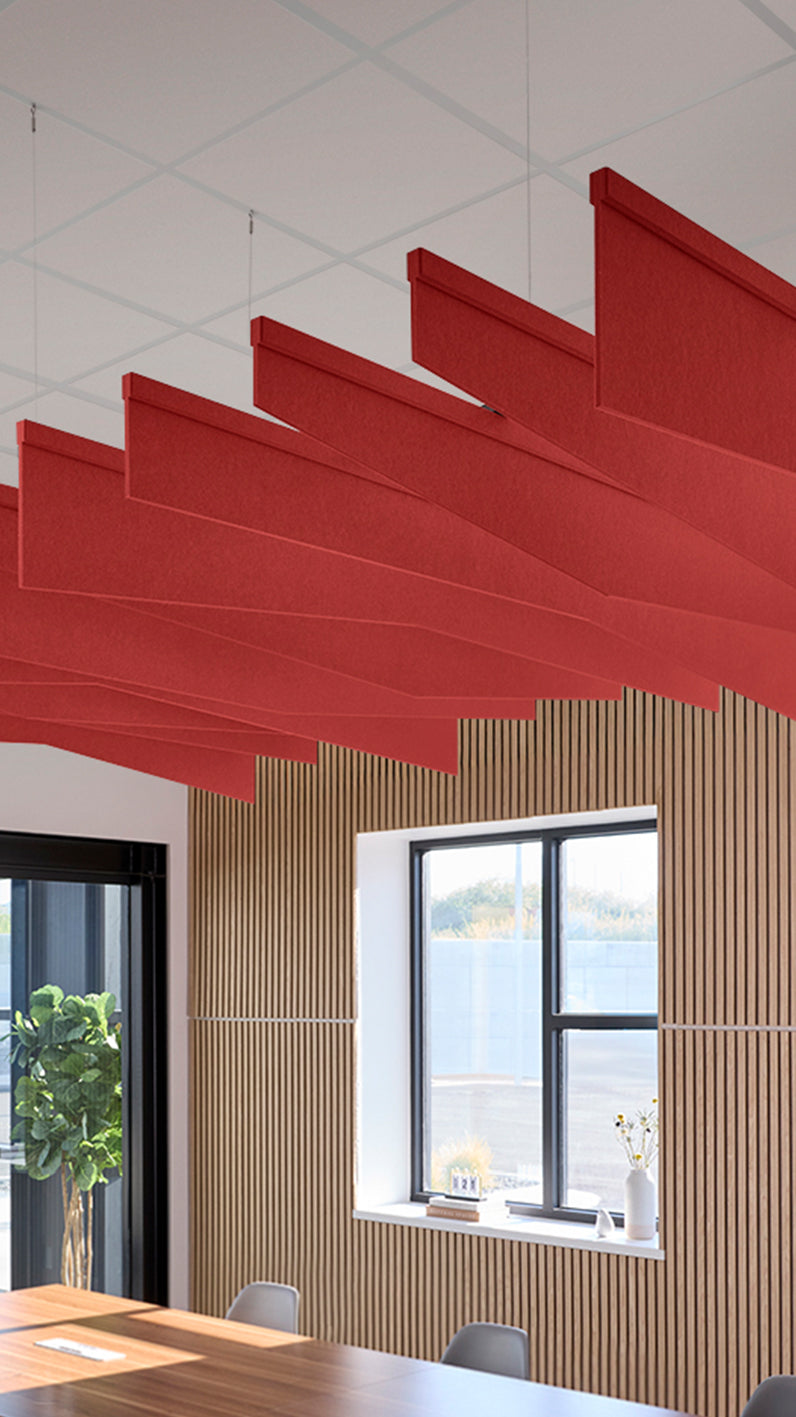 Angle Acoustic Blade Baffle