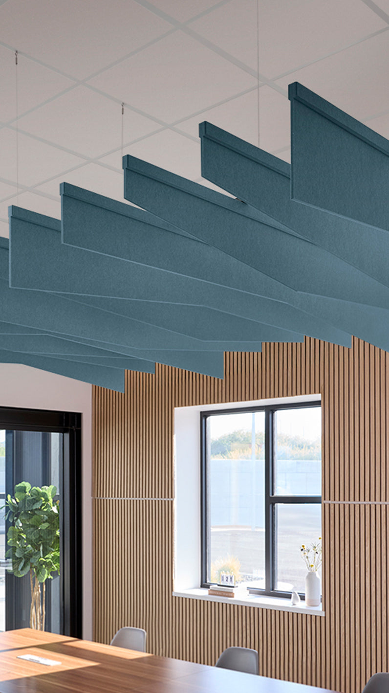 Angle Acoustic Blade Baffle