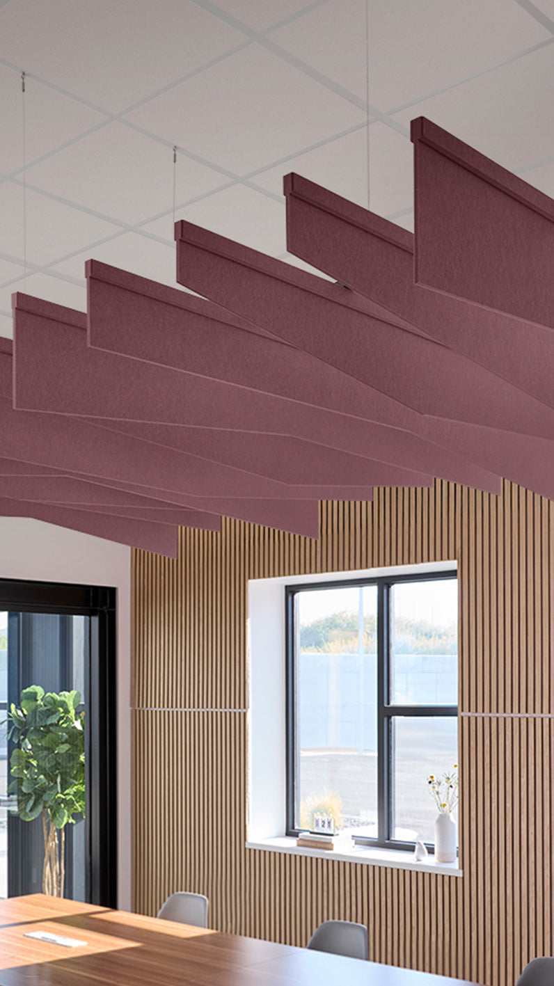 Angle Acoustic Blade Baffle