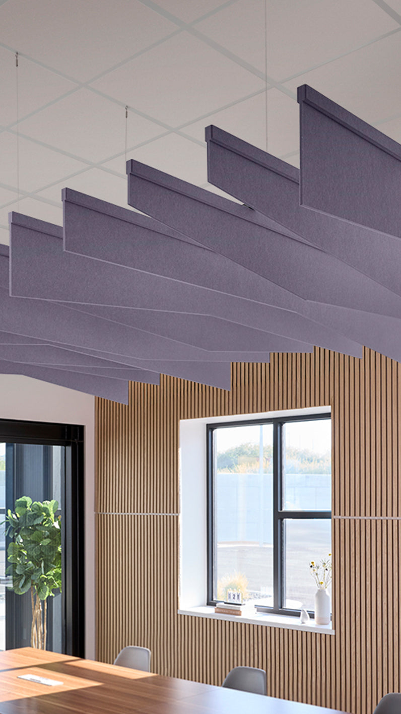 Angle Acoustic Blade Baffle