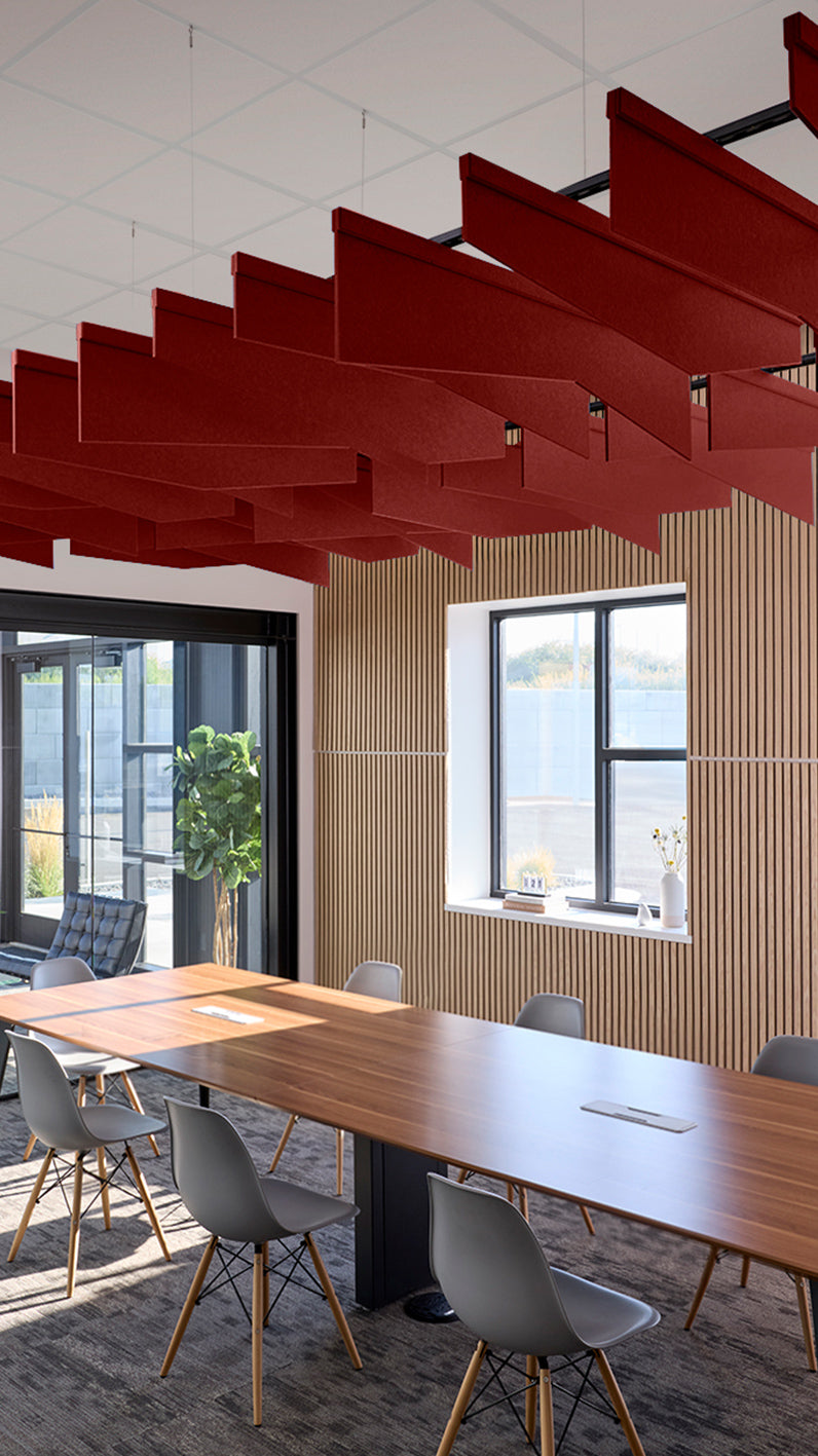 Angle Acoustic Blade Baffle