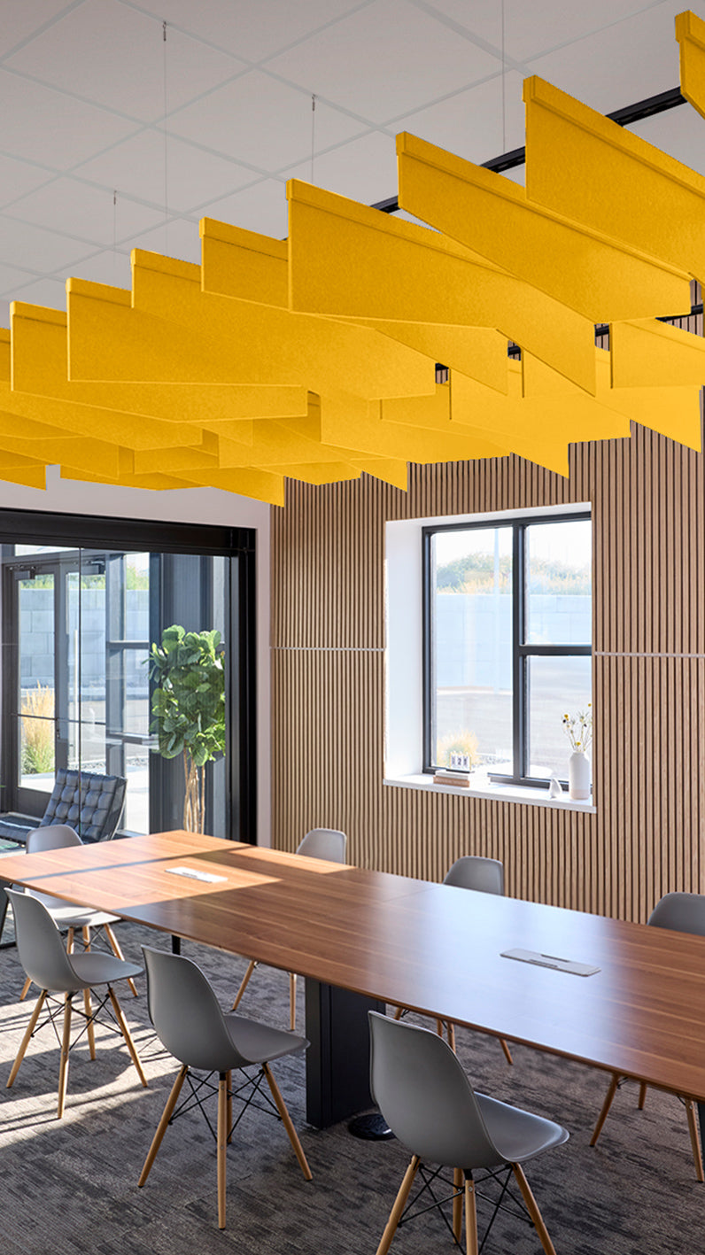 Angle Acoustic Blade Baffle