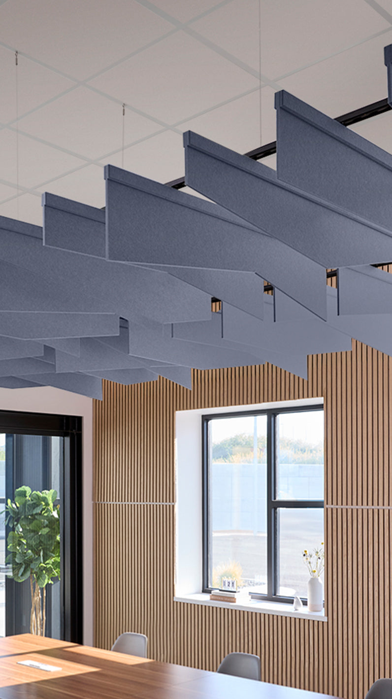Angle Acoustic Blade Baffle