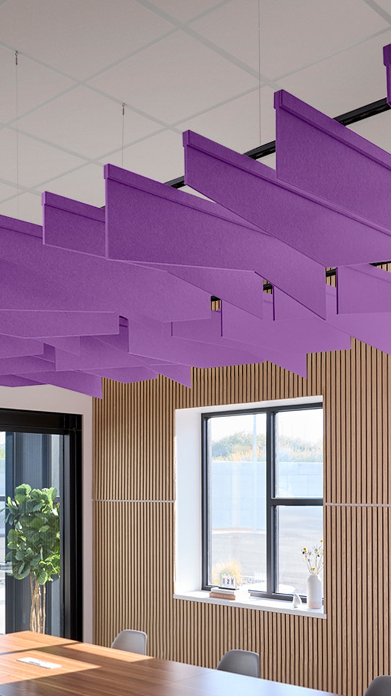 Angle Acoustic Blade Baffle