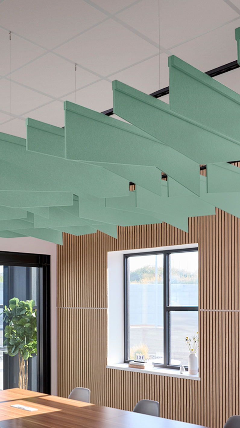 Angle Acoustic Blade Baffle