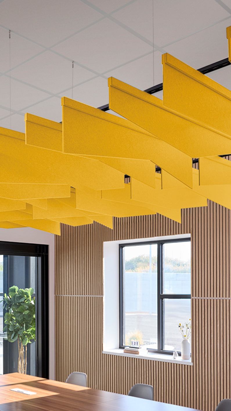 Angle Acoustic Blade Baffle