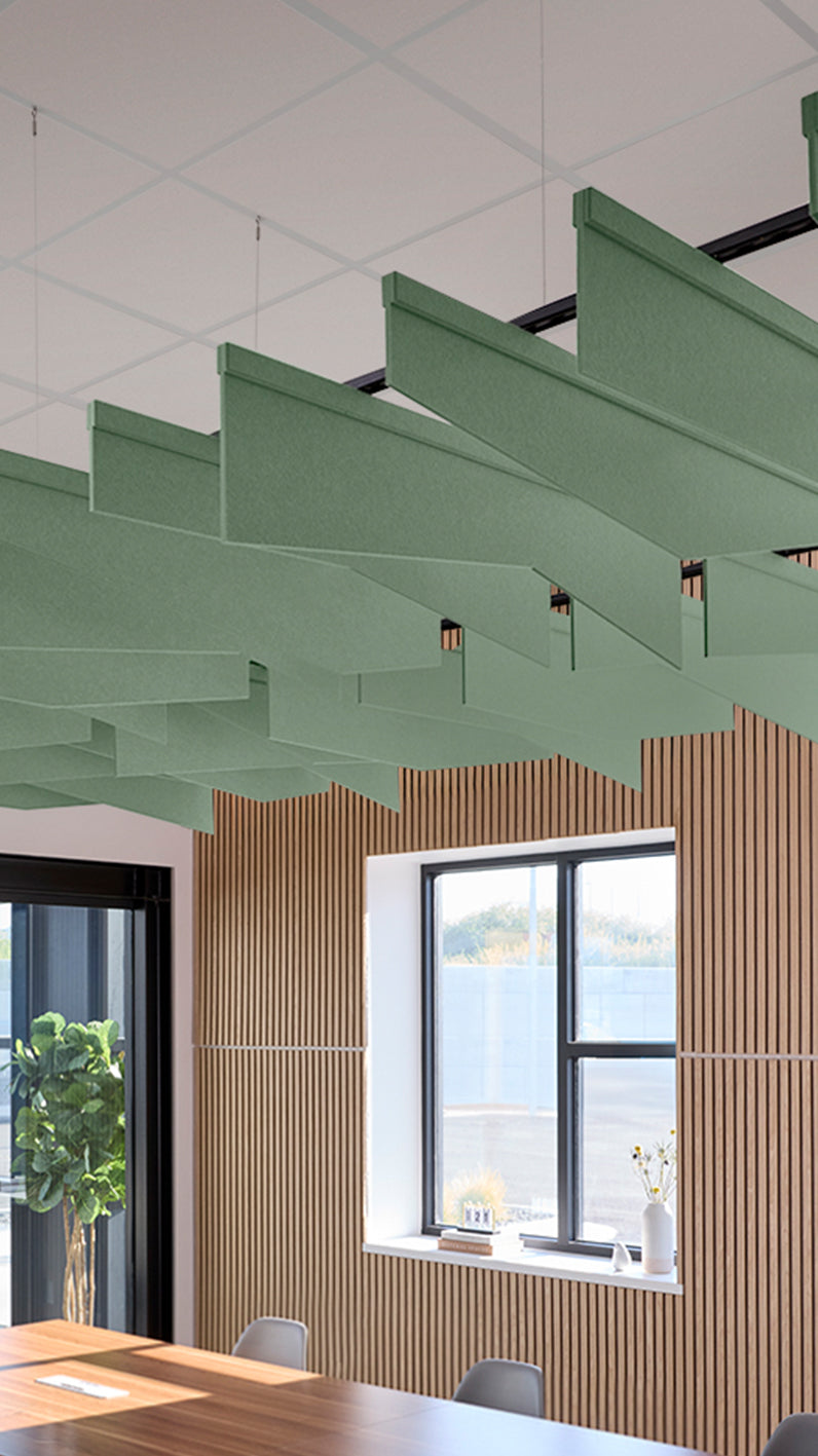 Angle Acoustic Blade Baffle