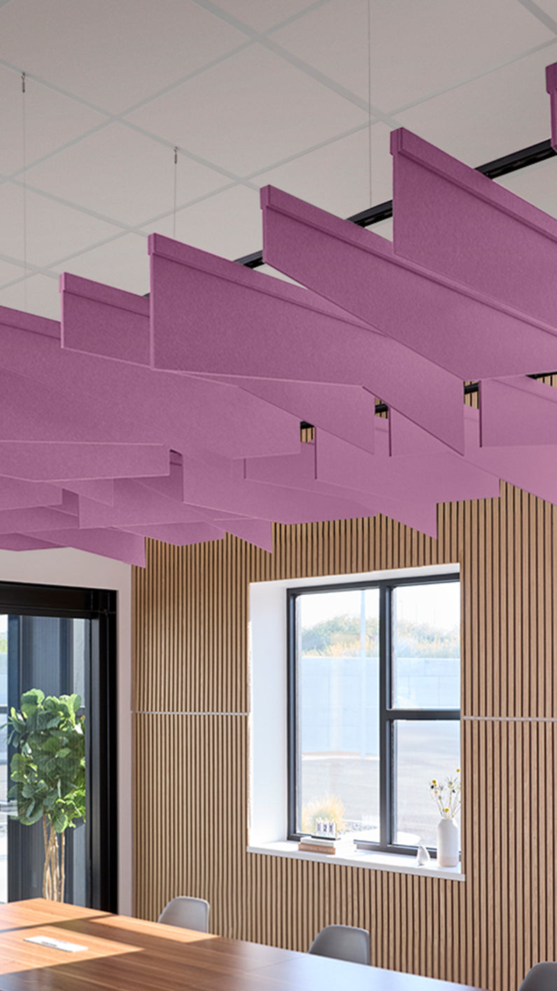 Angle Acoustic Blade Baffle