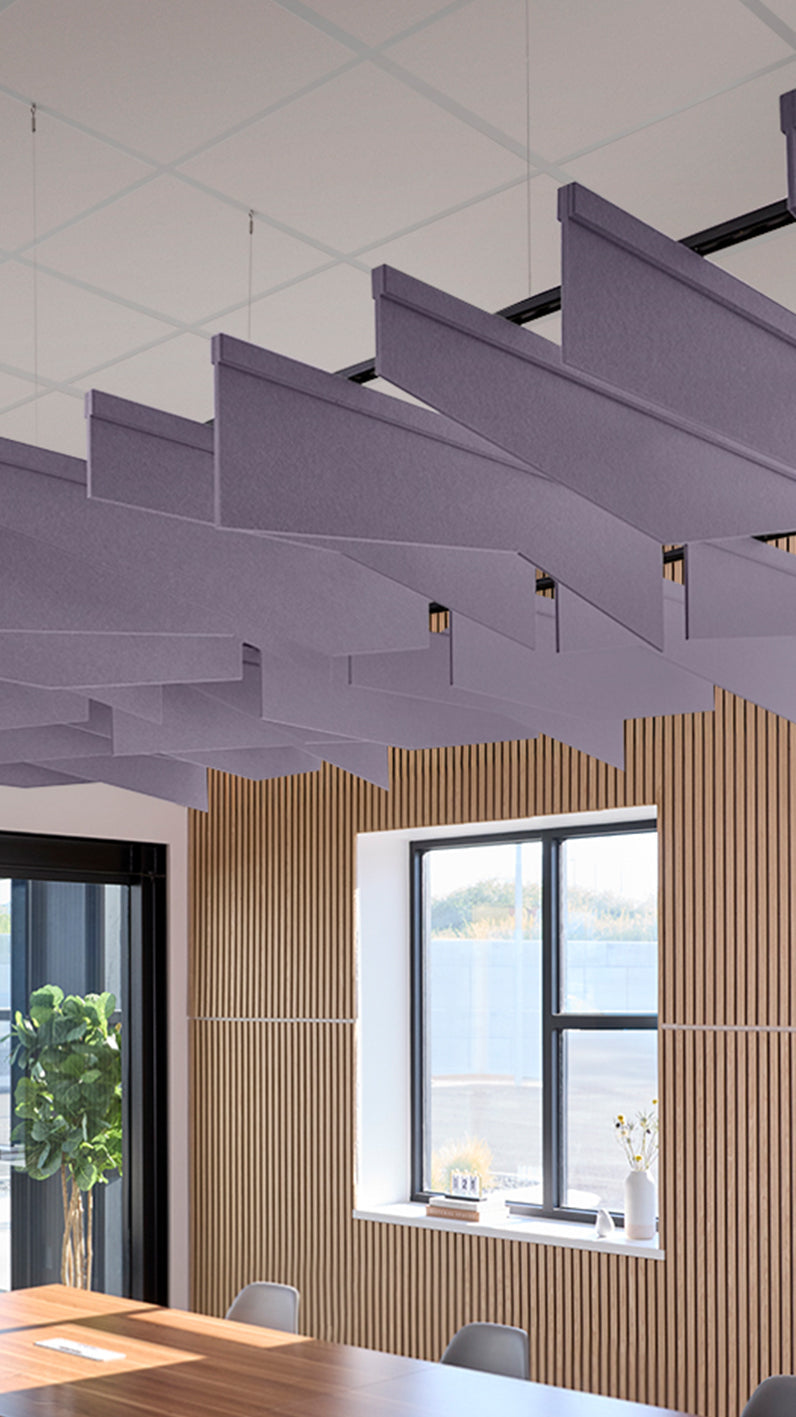 Angle Acoustic Blade Baffle