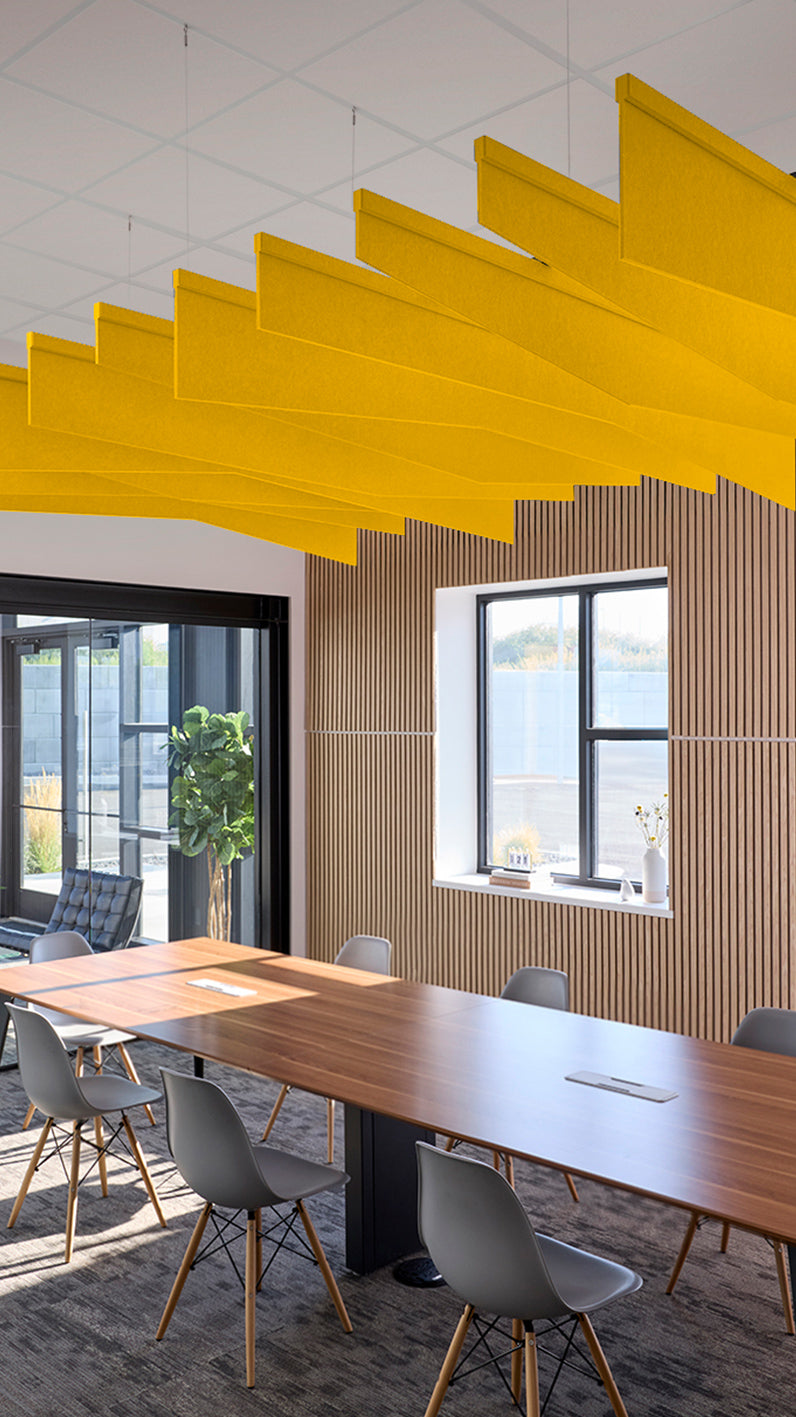 Angle Acoustic Blade Baffle