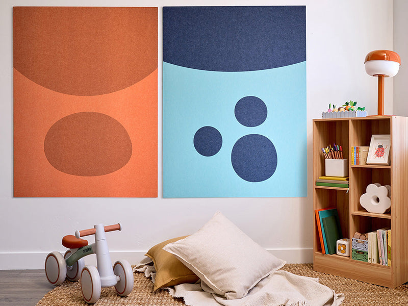 Bluey and Bingo Jumbo Wall Art — acoustic wall art by FeltRight